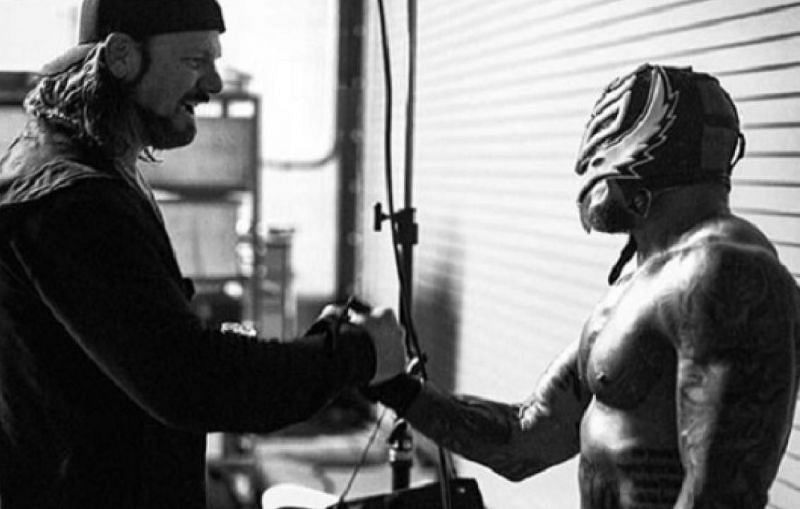 Rey Mysterio and AJ Styles would tear the house down if they were allowed to feud